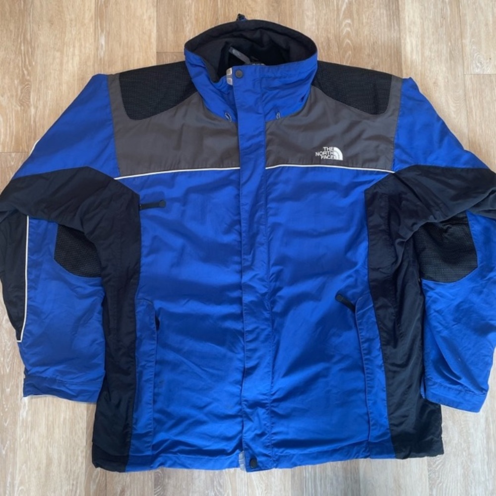 The North Face Hyvent Men's Winter Snow or Ski Jacket Blue Size Large (EUC)